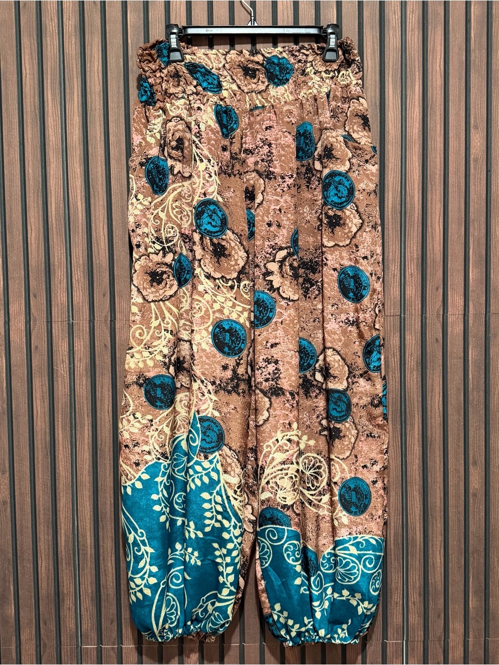 Earthbound Boho Patchwork Harem Pants | Festival Lounge Pants | XL